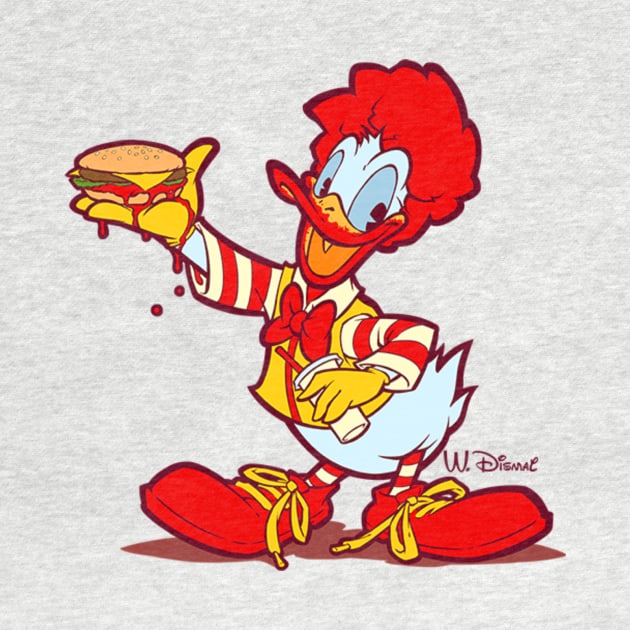 RONALD MCDONALD DUCK by beastpop